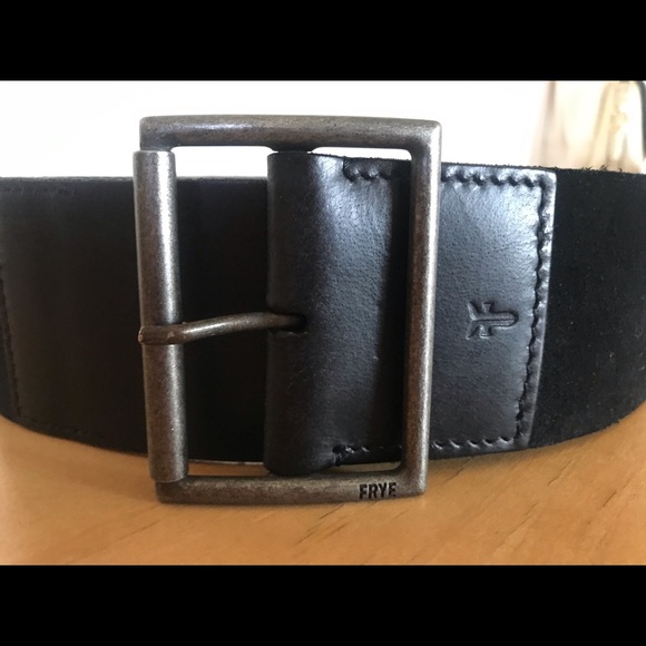 New Frye leather/suede belt main image 6